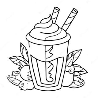 Pagina Para Colorir Milkshake De Chocolate Delicioso 8797-7193