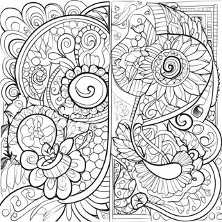 Pagina Para Colorir Mosaico 8806-7200