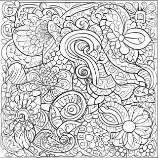 Pagina Para Colorir Padroes De Mosaico Coloridos 8807-7204