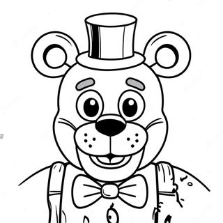 Pagina Para Colorir Do Freddy Fazbear Assustador 8937-7305