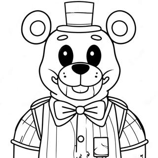 Pagina Para Colorir Do Freddy Fazbear Assustador 8937-7306