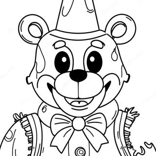 Pagina Para Colorir Do Freddy Fazbear Assustador 8937-7307