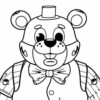 Pagina Para Colorir Do Freddy Fazbear Assustador 8937-7308