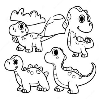 Pagina Para Colorir Da Familia Dinossauro Colorida 8967-7332