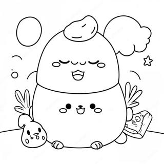 Pagina Para Colorir Dos Personagens Fofos Do Sumikko Gurashi 9017-7369