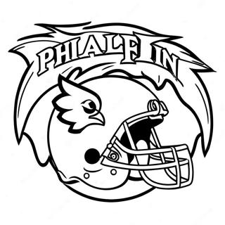 Pagina Para Colorir Do Logo Do Philadelphia Eagles 901-718