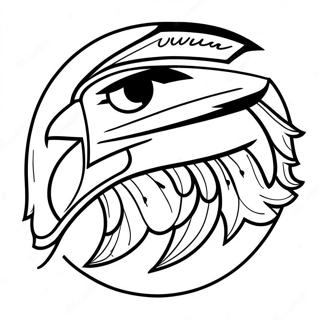 Pagina Para Colorir Do Logo Do Philadelphia Eagles 901-720