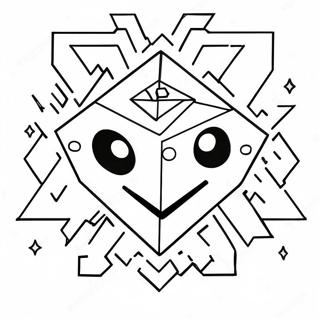 Pagina Para Colorir Do Logo Geometry Dash 9116-7447