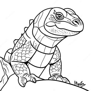 Pagina Para Colorir Do Dragao De Komodo 9146-7470