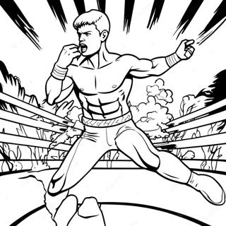 Pagina Para Colorir Cody Rhodes Em Acao 9177-7500