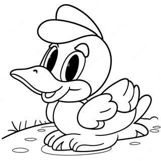 Pato Daisy Páginas Para Colorir