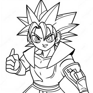 Pagina Para Colorir Duelista Yugi Muto 9267-7570