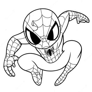 Pagina Para Colorir Homem Aranha Fofo 9286-7582