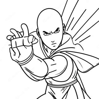 Pagina Para Colorir Do Saitama Em Acao 9307-7602