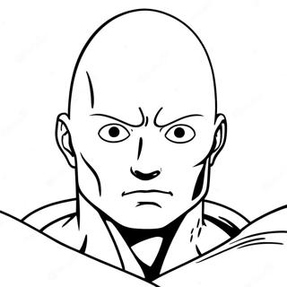 Pagina Para Colorir Do Saitama Em Acao 9307-7603