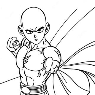 Pagina Para Colorir Do Saitama Em Acao 9307-7604