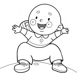 Caillou Páginas Para Colorir