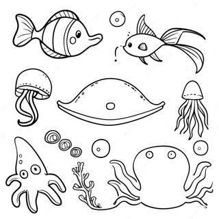 Pagina Para Colorir De Animais Marinhos 9536-7780