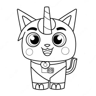 Pagina Para Colorir Da Unikitty 9626-7851