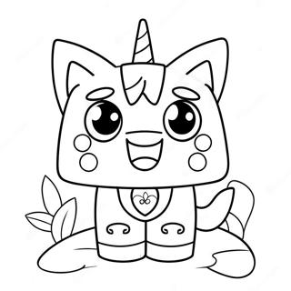 Pagina Para Colorir Da Unikitty 9626-7852