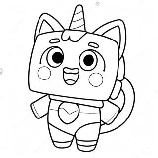 Pagina Para Colorir Da Unikitty Feliz Com Arco Iris 9627-7854