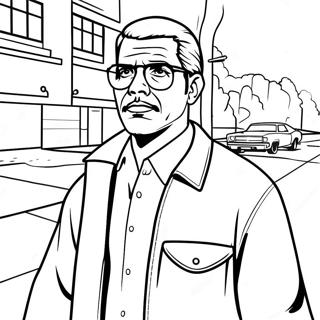 Pagina Para Colorir Do Personagem Do Gta Em Acao 9647-7869