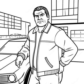 Pagina Para Colorir Do Personagem Do Gta Em Acao 9647-7872