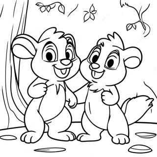 Pagina Para Colorir Do Chip E Dale 9686-7899