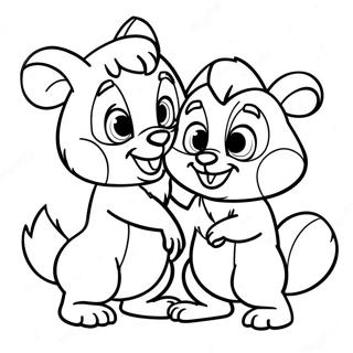 Pagina Para Colorir Do Chip E Dale 9686-7900