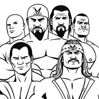 Pagina Para Colorir Dos Superstars Da Wwe Em Acao 9707-7919