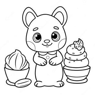 Pagina Para Colorir De Calico Critters 9776-7979