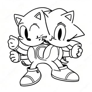 Pagina Para Colorir De Sonic Mania 9796-8059