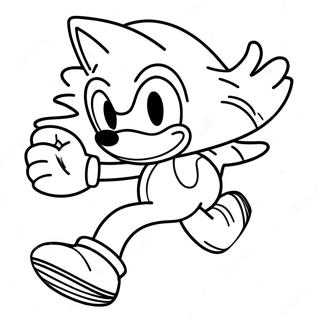 Pagina Para Colorir De Sonic The Hedgehog Correndo Rapido 9797-7998