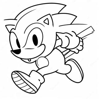 Pagina Para Colorir De Sonic The Hedgehog Correndo Rapido 9797-7999