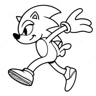 Pagina Para Colorir De Sonic The Hedgehog Correndo Rapido 9797-8061