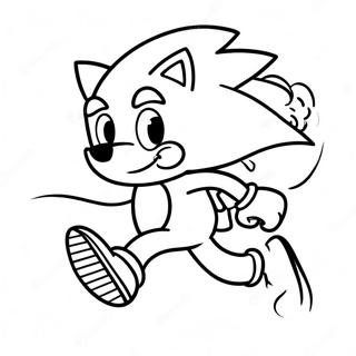 Pagina Para Colorir De Sonic The Hedgehog Correndo Rapido 9797-8062