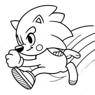 Pagina Para Colorir De Sonic The Hedgehog Correndo Rapido 9797-8063