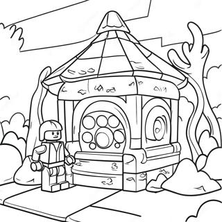 Pagina Para Colorir Da Cena De Aventura De Lego Dreamzzz 9807-8006