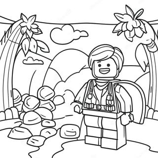 Pagina Para Colorir Da Cena De Aventura De Lego Dreamzzz 9807-8069