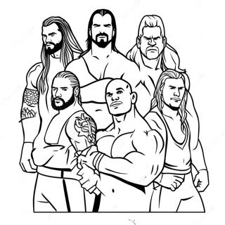 Pagina Para Colorir De Superstars Da Wwe Em Acao 9817-8013