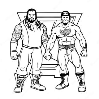 Pagina Para Colorir De Superstars Da Wwe Em Acao 9817-8014