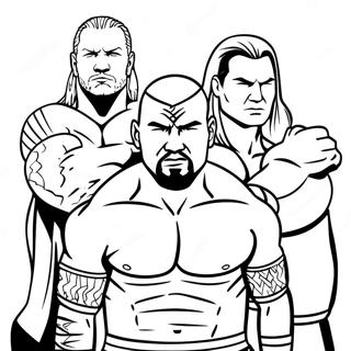 Pagina Para Colorir De Superstars Da Wwe Em Acao 9817-8015