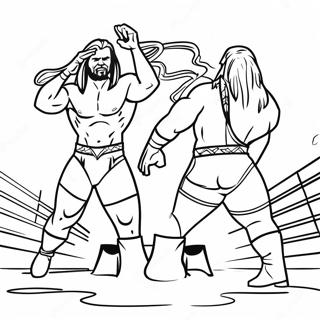 Pagina Para Colorir De Superstars Da Wwe Em Acao 9817-8016