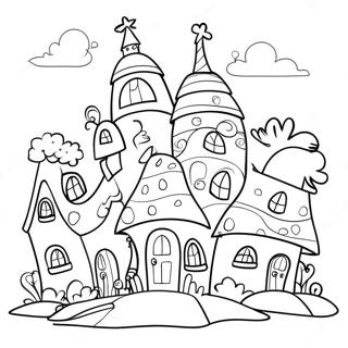 Pagina Para Colorir De Casas Coloridas De Whoville 9827-8088