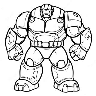 Pagina Para Colorir Hulk Buster 9866-8114