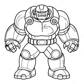 Pagina Para Colorir Hulk Buster 9866-8115