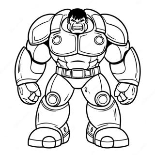 Pagina Para Colorir Hulk Buster 9866-8116