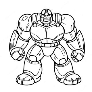 Pagina Para Colorir Hulk Buster Em Acao 9867-8119