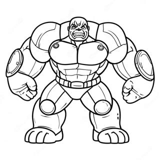 Pagina Para Colorir Hulk Buster Em Acao 9867-8120