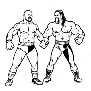 Paginas Para Colorir Dos Superstars Da Wwe Em Acao 9907-8149